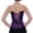 A1_Purple, variant on Women's Lace Overbust Corset Bustier Gothic Vintage Waist Trainer with Metal Clasps Slimming Shapewear for Party Clubwear Floral Lace Steampunk Corset Tops Going Out Bustier Purple S