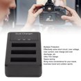 thumbnail image 3 of USB Camera Battery Charger, Safe Small Multi  Professional Power Display Triple Battery Charger 5V  for W220 for H50 for WX1, 3 of 7