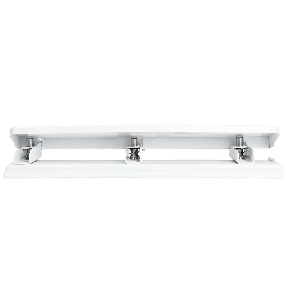JAM Metal 3 Hole Punch, White, 10 Sheet Capacity, Hole Puncher Sold Individually