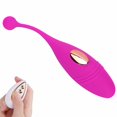 thumbnail image 3 of Masajeador vibratorio inalámbrico con carga USB para mujeres, 10 velocidades, morado Intense Pleasure Vibes, 3 of 8