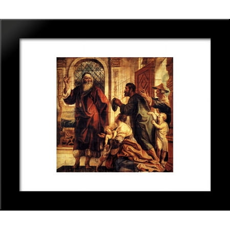 Usury is a great evil 20x24 Framed Art Print by Jacob Jordaens