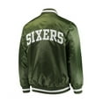 thumbnail image 2 of STARTER Mens Philadelphia 76ers Varsity Jacket, Green, X-Large, 2 of 2