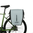 thumbnail image 1 of Bicycle Rear Side Bag Fully Waterproof PVC Bicycle Rear Rack Tail Seat Trunk Pannier 18L Reflective Cycling Bag, 1 of 11