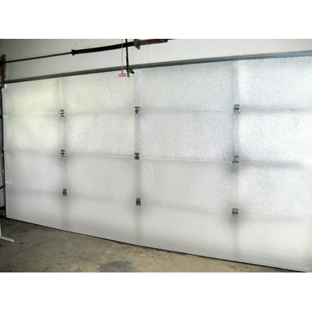 

NASATECH White 2 Car Garage Door Insulation Kit Reflective Foam (16x8)