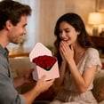 thumbnail image 5 of Envelope Flower Box 4Pcs, Folding Hand Hold Gift Box for Bouquets, Waterproof Valentine Envelope Box for Wedding Proposals, Floral Arrangement, Valentines Day Packaging, 5 of 5