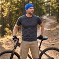 thumbnail image 4 of Skull Caps for Men Sweat Wicking Beanie Cap Bandana Head Wrap for Men and Women Blue, 4 of 4