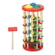thumbnail image 4 of Escalera de madera colorida con forma de bola para golpear, juguete para el desarrollo de la inteligencia, regalo para niños en edad preescolar., 4 of 14
