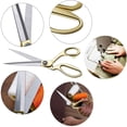 thumbnail image 4 of CHUANK Ribbon Cutting Scissors Giant Scissors Large Scissors for Ribbon Cutting Ceremony Gold Scissors for Ribbon Cutting Professional Scissors for Fabric Heavy Duty Scissors for Cutting, 4 of 7