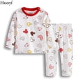 thumbnail image 4 of Hooyi-Conjunto de pijamas para bebé, ropa de dormir de dibujos animados, 100% algodón, suave, 4 of 4