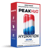 Peak H2O Hydration Powder Drink Mix, Ice Pop, 6 Pack
