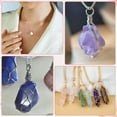 thumbnail image 6 of Crystal Holder Necklace, Stainless Steel Adjustable Crystal Cage Stone Holder Necklaces Replacement 2.4 Inch Length for Women Men, Silver, 6 of 6