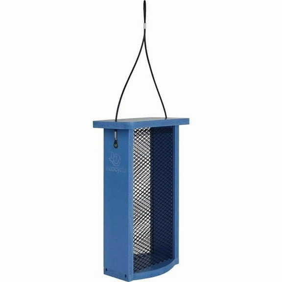 Natures Way RPFM1-S 1.38 qt. Eco-Cycle Morsels Mesh Bird Feeder - Blue - Case of 2