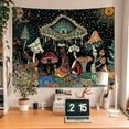 thumbnail image 3 of Gojian Mushroom Tapestry Hippie Tapestry for Bedroom Cute Tapestries Aesthetic Wall Tapestries Hanging for Bedroom Dorm Living Room, 3 of 6