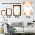thumbnail image 3 of The Way The Truth The Life Orange Bible Quote New Testament Jesus Christ Christian Faith God Revelations Flowers Artwork Extra Large XL Wall Art Poster Print, 3 of 5
