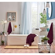 Utopia Towels 8 Piece Luxury Towel Set – Majestic Plush, Super Absorbent & Quicker-to-Dry, Thick 100% Ring Spun Cotton Towels for Bathroom, Spa & Hotel – 2 Bath, 2 Hand, 4 Washcloths, Burgundy