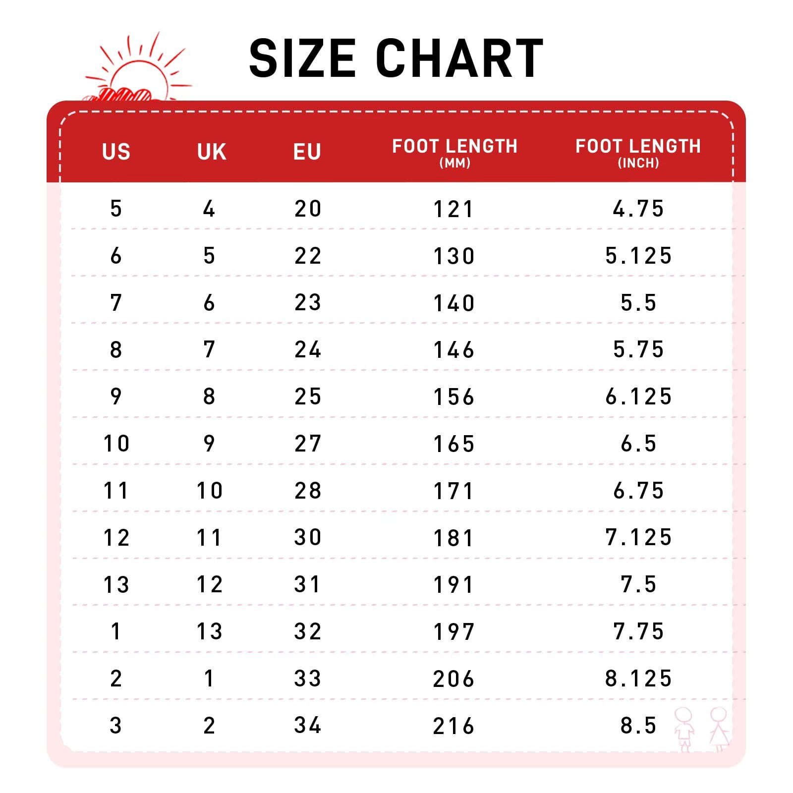 EUXTERPA Toddler Kids Waterproof Rain Boots Boys Girls Red Boots with Handles Big Kid Size 1