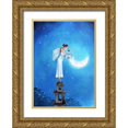 thumbnail image 1 of West, Ronald 18x24 Gold Ornate Wood Framed with Double Matting Museum Art Print Titled - My Spirit Is Born, 1 of 4