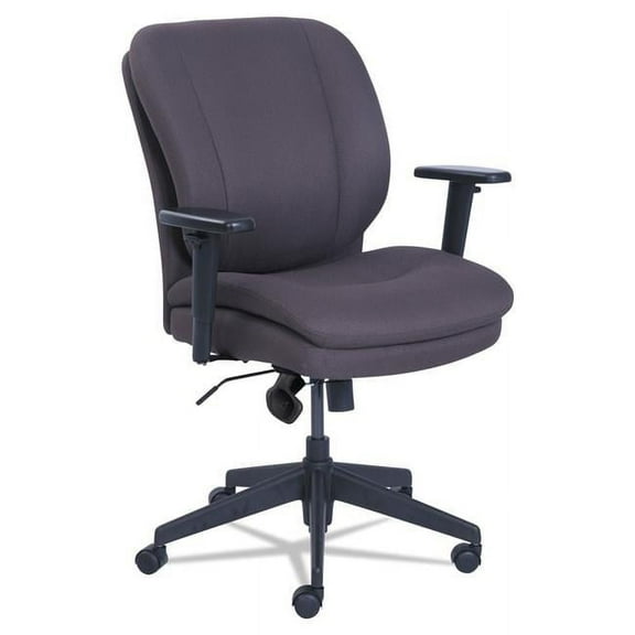 SRJ Cosset Ergonomic Task Chair, Gray