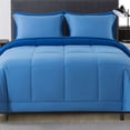 thumbnail image 6 of Mainstays 7-Piece Reversible Bed in a Bag with Laundry Tote, Solid Blue, Full, 6 of 14