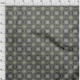 thumbnail image 4 of oneOone Cotton Silk Dark Gray Fabric Tiles Sewing Material Print Fabric By The Yard 42 Inch Wide, 4 of 4