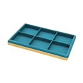 thumbnail image 4 of Segolike Bracelet Display Tray Storage Tray for Drawer 6 Grids for Rings Earrings Jewelry Organizer Bangle Holder for Showcase Selling Green, 4 of 8