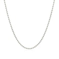 thumbnail image 2 of ARAIYA FINE JEWELRY 925 Sterling Silver 1.52 mm Rhodium Plated Bead Chain 24'' for Women, 2 of 6