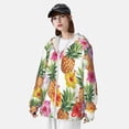 thumbnail image 5 of Sigee Hawaiian Pineappl Print UPF50+ Men's Sun Protection Hoodie Shirt SPF UV Shirt Long Sleeve Fishing Outdoor Lightweight, S-3XL, 5 of 9