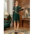 thumbnail image 4 of PrettyGuide Women's 1920s Gatsby Dress Long Fringe Vintage Sequin Art Deco Cocktail Flapper Dress, 4 of 7
