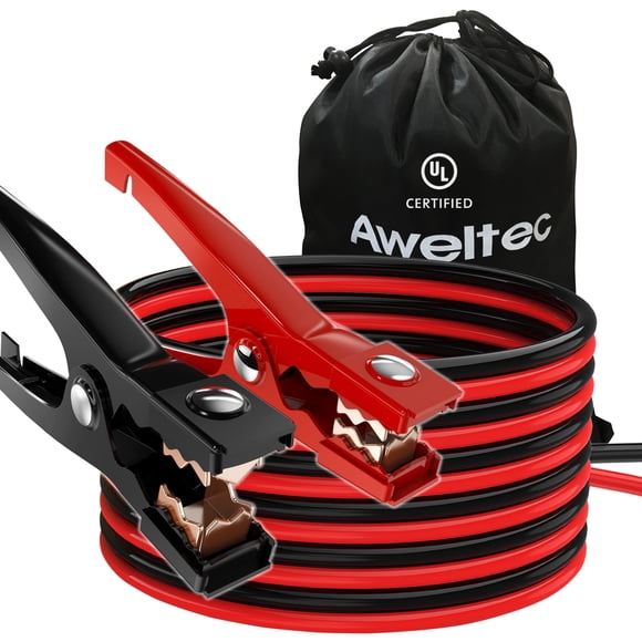 Jumper Cables AWELTEC, calibre 8, 3,6 m, con certificación UL y bolsa de transporte
