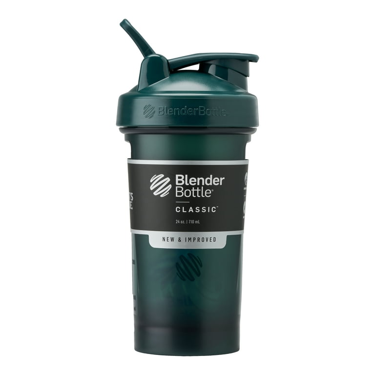 BlenderBottle Classic V2 24 oz Pink Shaker Cup with Flip-Top Lid 