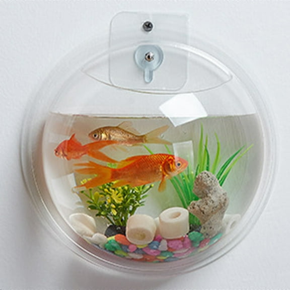WHAMVOX Bubble Water Wall-Mounted Fish Bowl Acrylic 1Pcs