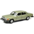 thumbnail image 5 of 1979 Mercedes-Benz 450 SEL (US Version) Silver Green Metallic with Green Interior 1/18 Diecast Model Car by Norev, 5 of 5