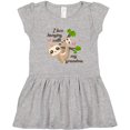 thumbnail image 3 of Inktastic Hanging with My Grandma Girls Toddler Dress, 3 of 5