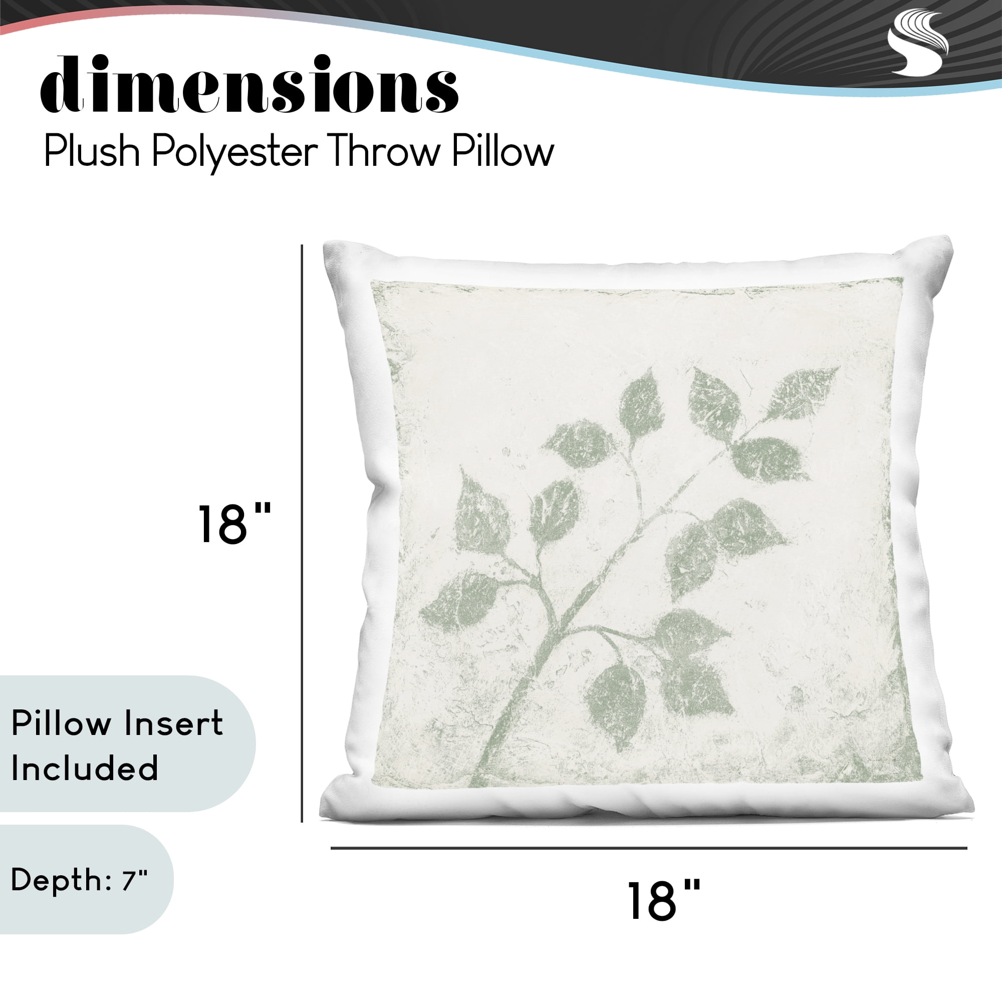 Stupell Industries Mottled November Leaves Decorative Printed Throw Pillow, design by Michael Marcon