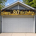 thumbnail image 6 of Glistening Golden Happy 80th Birthday Banner Backdrop Party Decoration Background for Birthday Celebrations Photo Shoots Party Events Decor Props, 6 of 8