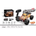 thumbnail image 4 of 4WD 2.4G 1/16 Coche de control remoto 20min Tiempo de trabajo para niños Kid (Orange 1batte, 4 of 6