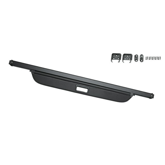 Cubierta de carga retráctil para el maletero del automóvil para Kia Soul 2008-2013, estante de carga trasero, sombra de seguridad para equipaje, patrón de fibra de carbono negro