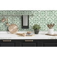 thumbnail image 4 of Daisy Bennett DB20504 18 ft. Sorento Tile Wallpaper, Jungle Green, 4 of 8