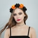 thumbnail image 3 of Halloween Diadema de la diadema gótica Gótica Cosplay Cosplay Banda para el cabello de flores, 3 of 6