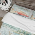 thumbnail image 4 of Designart 'Lake House Canoes III' Cottage Duvet Cover Set, 4 of 4