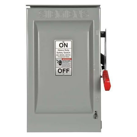 Siemens Safety Switch,600VAC,2PST,60 Amps AC HNF262R
