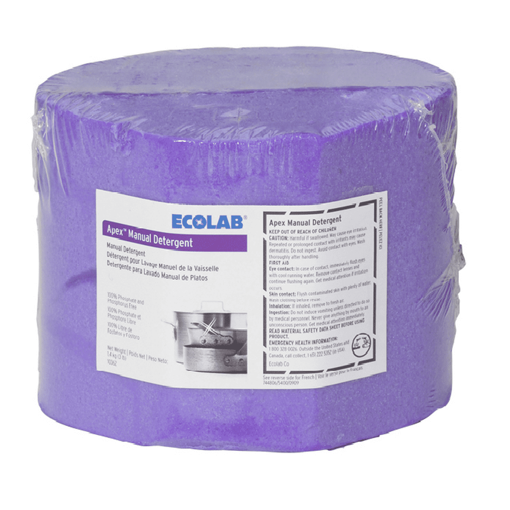 Ecolab Manual Dish Detergent Apex 3 lb 1 Count