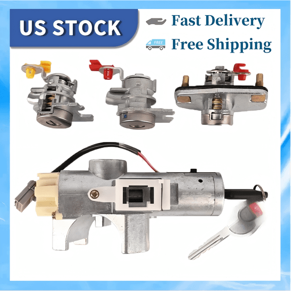 Ignition Switch Door Lock Cylinder for 2007-2012 Nissan Versa With Remote Key Shell DK415