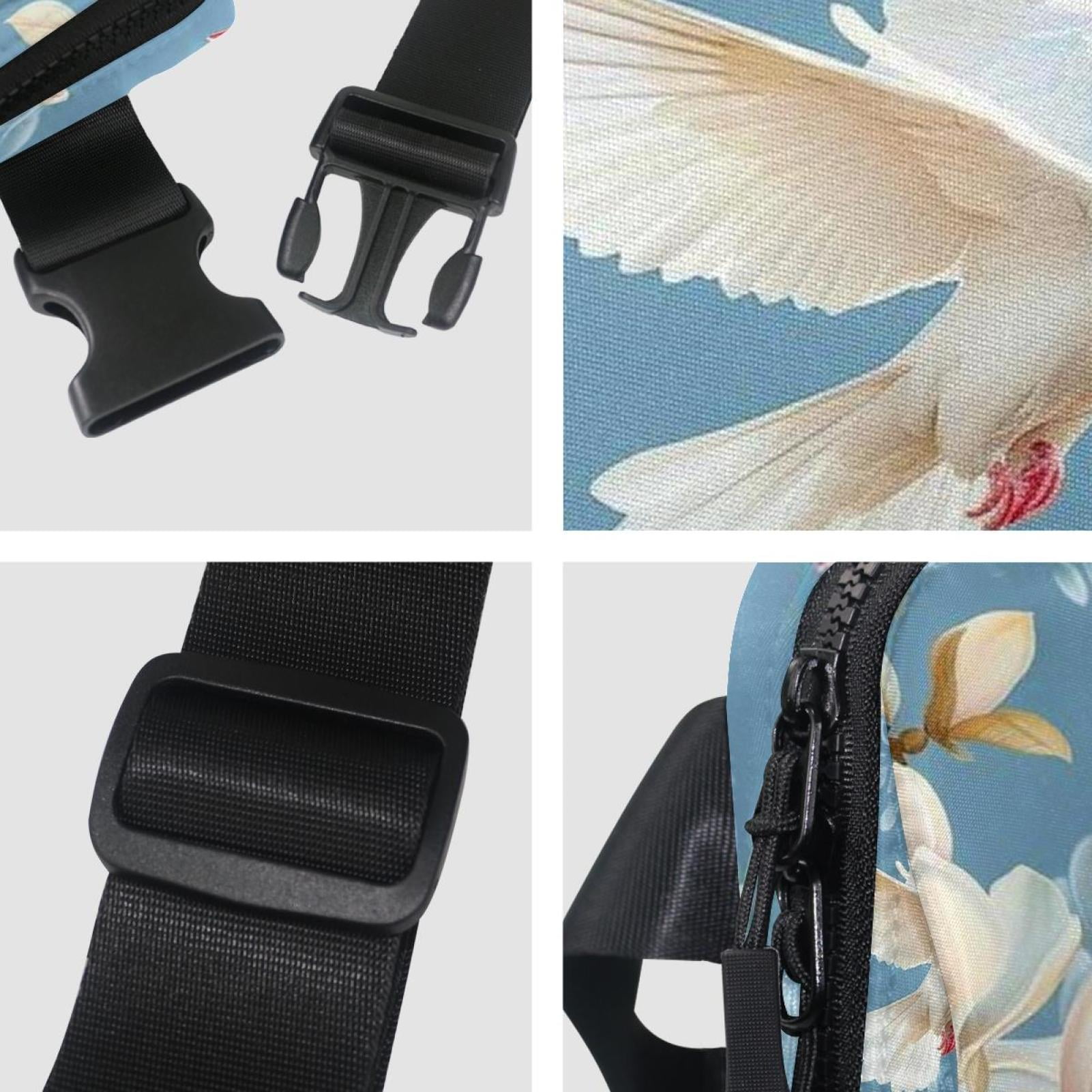 Pigeons Money Belt Waist Bag Fanny Pack - Lightweight Adjustable with Extension Strap Unisex