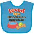 thumbnail image 3 of Inktastic Rhodesian Ridgeback Loved by a (Dog Breed) Boys or Girls Baby Bib, 3 of 4
