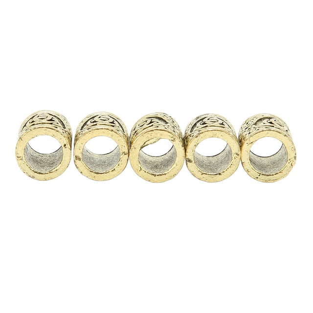 Perles de Barbe, Perles de Tressage de Cheveux Rétro DIY Multifonctionnelles pour Usage Quotidien pour Fête