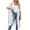 #0241-White, variant on Womens Floral Print Kimono Cardigan Long Open Front Flowy Boho Beach Cover Up Duster