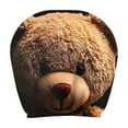thumbnail image 1 of C Evil Zippered Bear Car Pillow Cover Adorable Bear Print All Over Car Pillow Cover Seat Protector For Car Interior Decoration Custom Fit Car Seat Cover C Design, 1 of 6