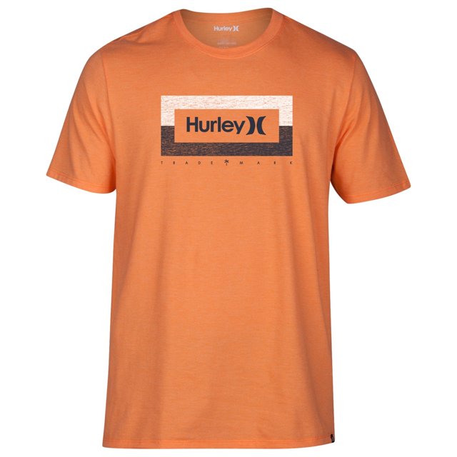 Camiseta gráfica Hurley Bar Hop Premium para hombre naranja grande
