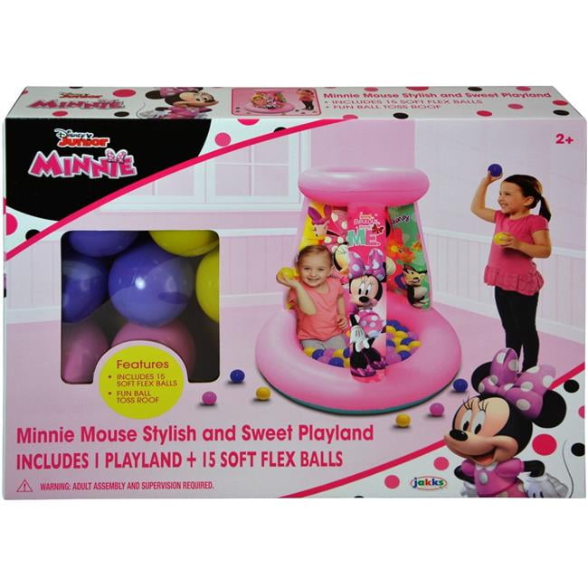 minnie mouse ball pit with slide
